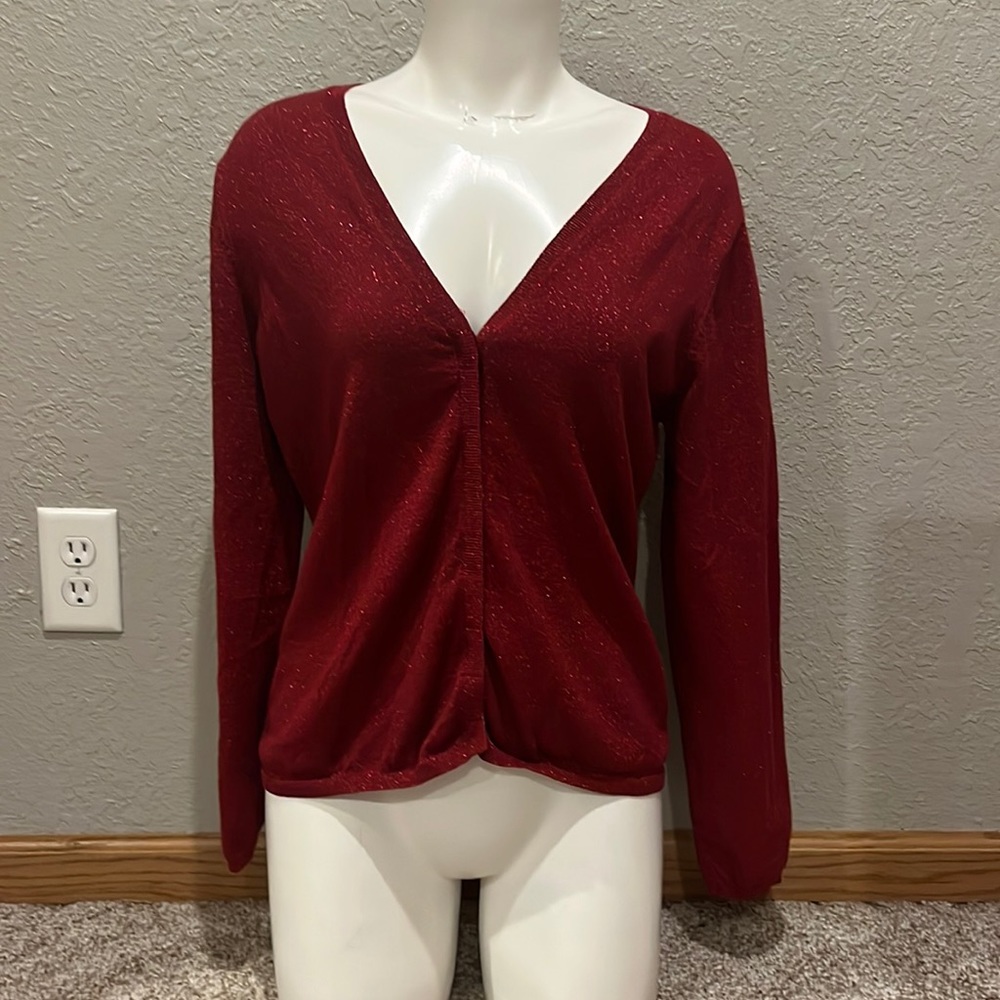 Jaclyn Smith Classic Cardigan Sz M